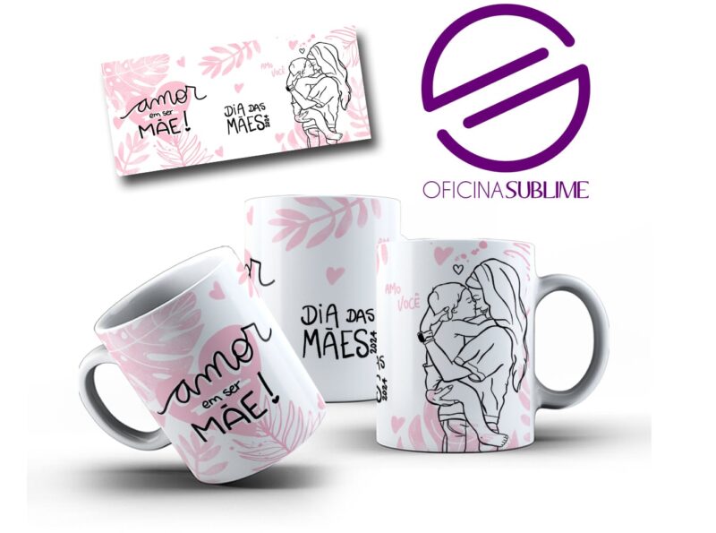 Caneca Amor de Mãe,