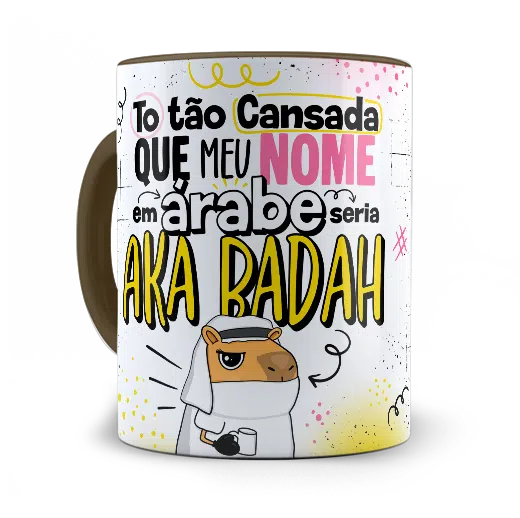 Caneca Capivara Aka Badah Caneca Capivara Aka Badah