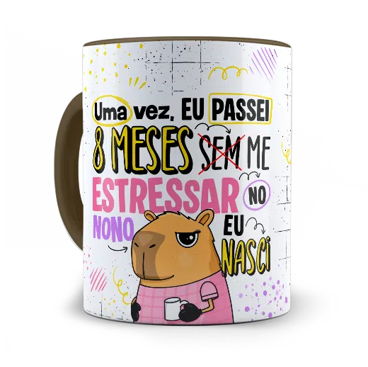 Caneca Capivara Zen Caneca Capivara Zen