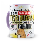 Caneca Capivcara Mente nem tão brilhante