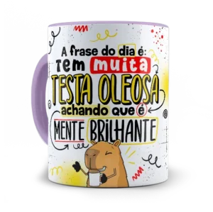 Caneca Capivcara Mente nem tão brilhante