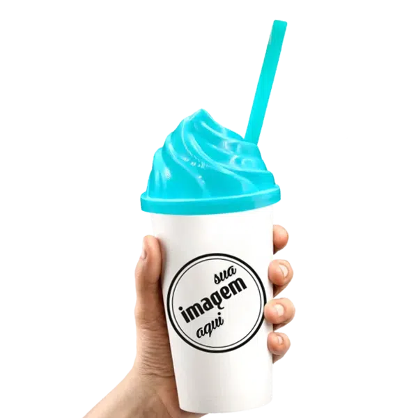 Copo Acrílico tampa Chantily