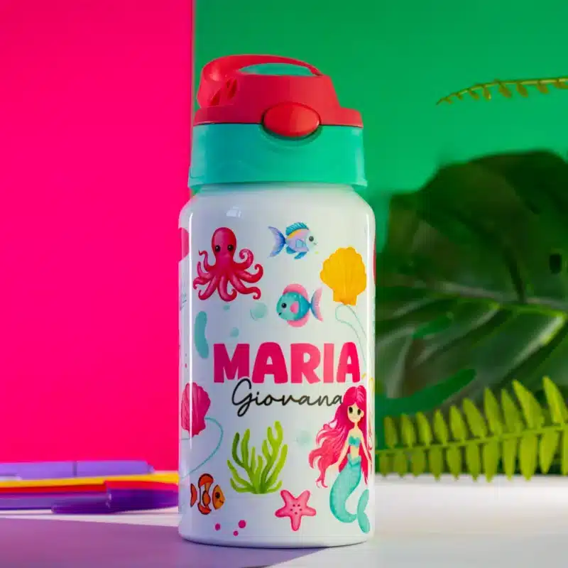 Garrafinha térmica sereia