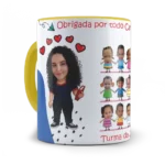 Caneca Carinho, Dedicação e Parceria - Imagem 23