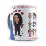 Caneca Carinho, Dedicação e Parceria - Imagem 17