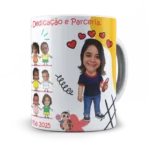 Caneca Carinho, Dedicação e Parceria - Imagem 18
