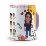 Caneca Carinho, Dedicação e Parceria - Imagem 14
