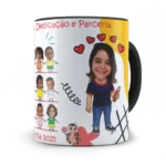 Caneca Carinho, Dedicação e Parceria - Imagem 10