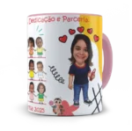 Caneca Carinho, Dedicação e Parceria - Imagem 8