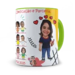 Caneca Carinho, Dedicação e Parceria - Imagem 6