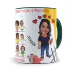 Caneca Carinho, Dedicação e Parceria - Imagem 4
