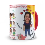 Caneca Carinho, Dedicação e Parceria - Imagem 2